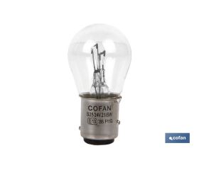 LÁMPARA COFAN 2 POLOS P21/5W (BA15d) 24V venta unitaria