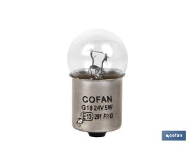 LÁMPARA COFAN PILOTO R5W (BA15s) 24V