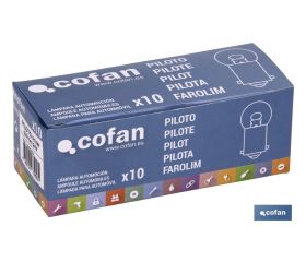LÁMPARA COFAN PILOTO R10W (BA15s) 24V