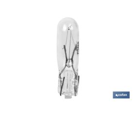 LÁMPARA S/CASQUILLO W1,2-T5 (W2X4, 6d) 24V venta unitaria