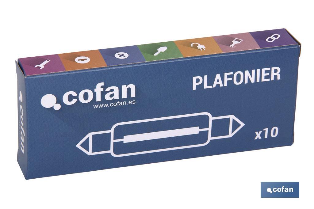LÁMPARA COFAN PLAFONIER C5W (11X38) 24V