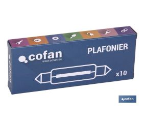 LÁMPARA COFAN PLAFONIER C5W (11X38) 24V venta unitaria