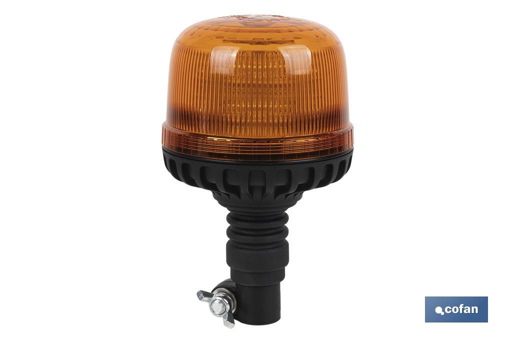 Luz Estacionaria destellante Led Naranja Clase 1 | ECE R65 | Para soporte flexible de 12/24 V | Clasificación de Protección IP66