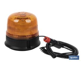 Luz Estacionaria destellante Led Naranja Clase 1 | ECE R65 | Para soporte con imán o tornillo de 12/24 V | Clasificación de Protección IP66