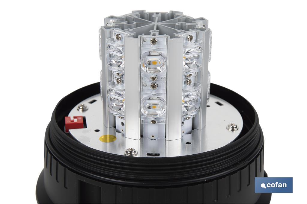 LUZ LED ESTACIONARIA DESTELLANTE ECE R65 IMÁN 12/24V IP66