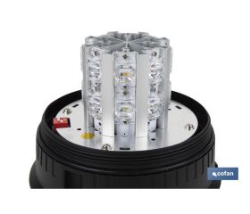 LUZ LED ESTACIONARIA DESTELLANTE ECE R65 IMÁN 12/24V IP66