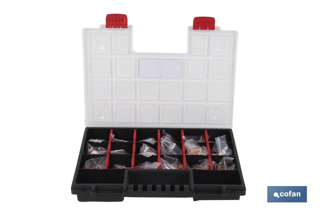 MALETIN 400 ARANDELAS DE COBRE