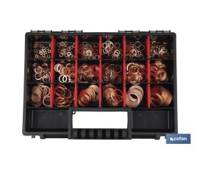 MALETIN 400 ARANDELAS DE COBRE