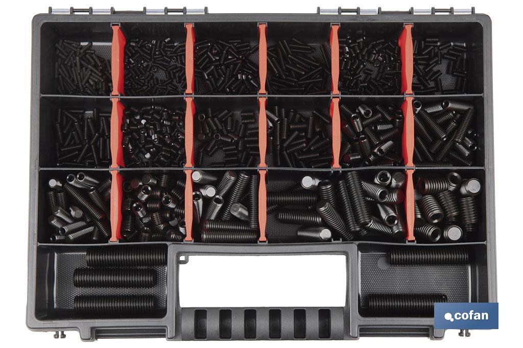 MALETIN SURTIDO ESPARRAGOS DIN 913 C-45 H