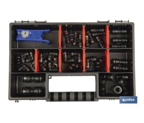 SURTIDO EMERGENCIA RACORES PLÁSTICO (38 pcs)