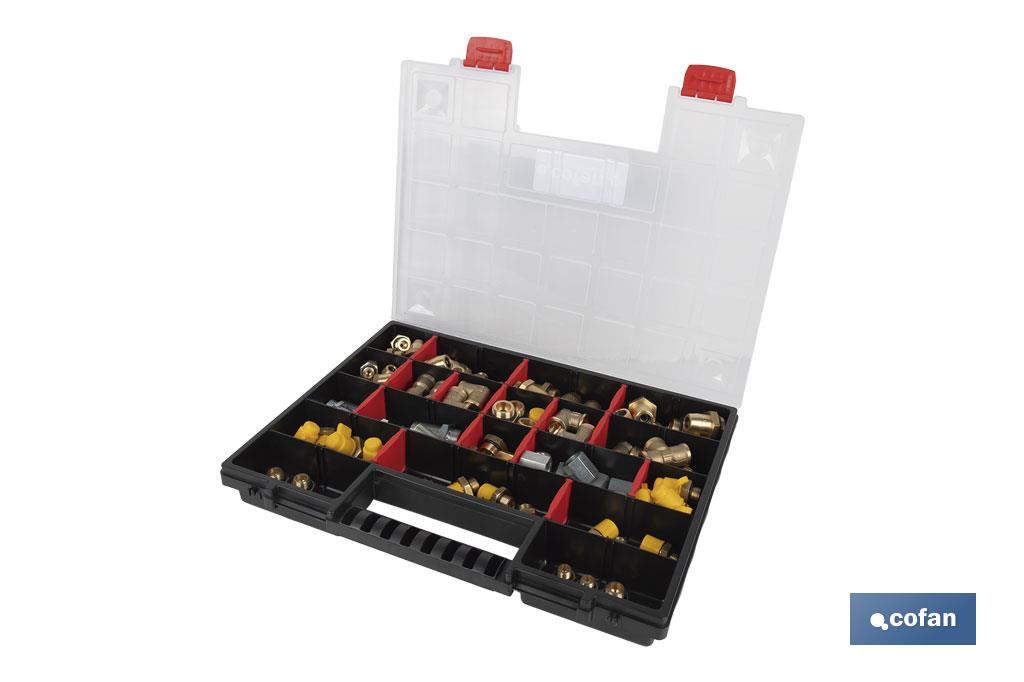 MALETIN RACORES METÁLICOS RAUFOSS 90 pcs