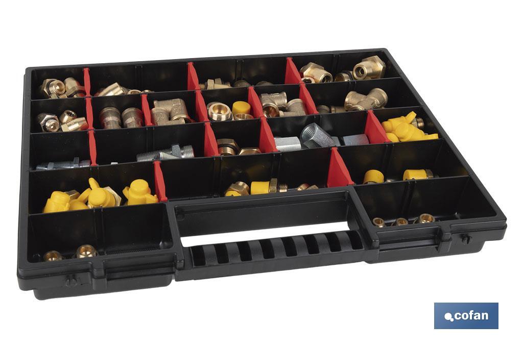 MALETIN RACORES METÁLICOS RAUFOSS 90 pcs