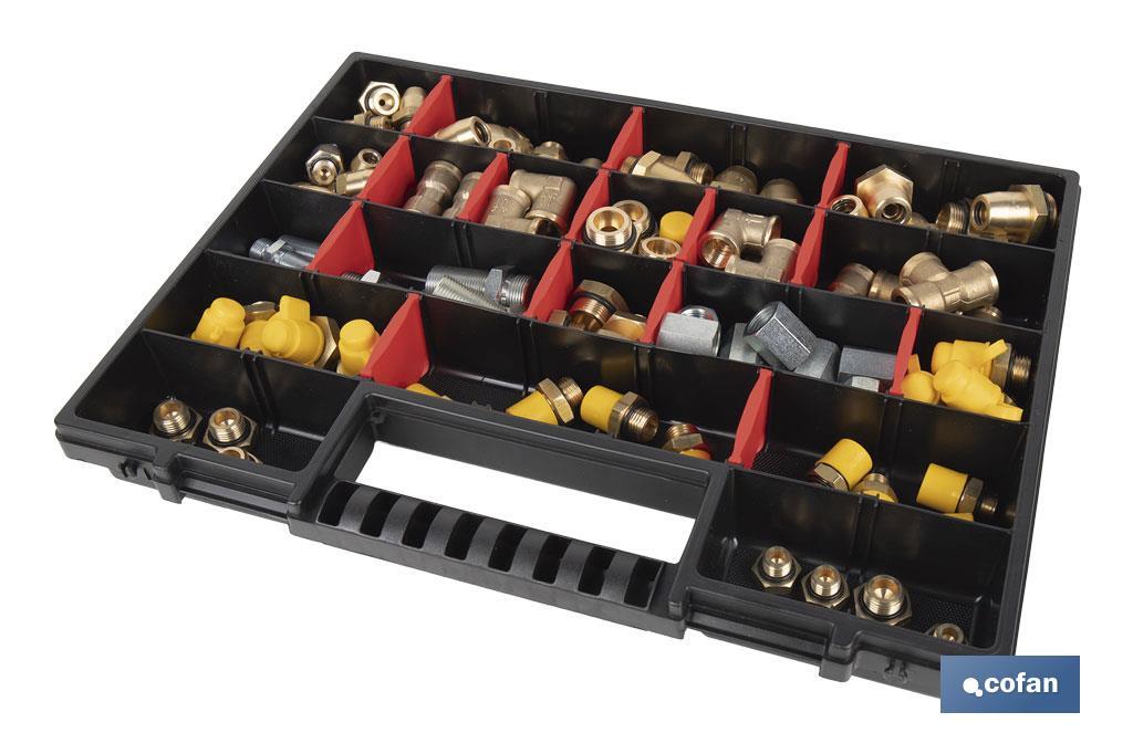 MALETIN RACORES METÁLICOS RAUFOSS 90 pcs