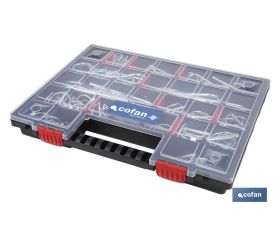 MALETÍN SURTIDO PASADORES R Y ANILLA (120 PCS)