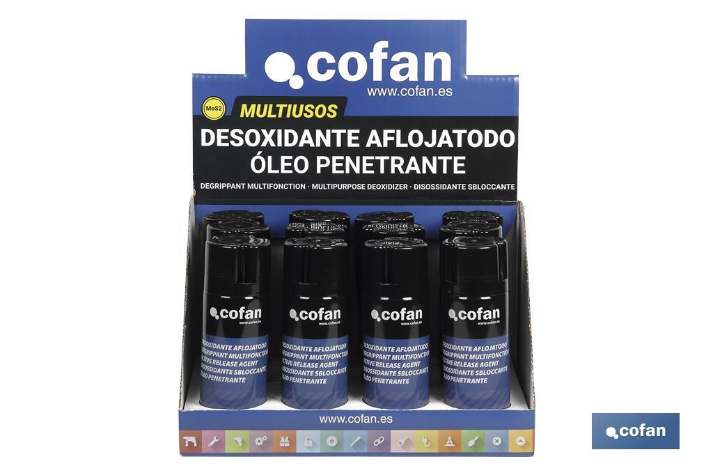 EXPOSITOR AFLOJATODO 400ML. 12 UNDS.