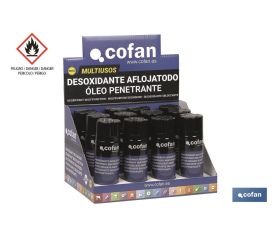 Expositor de aflojatodo | Lubricante multiuso | Alto poder hidrófugo | Elimina los elementos residuales