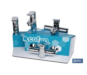 KIT DE GRIFERIA + EXPOSITOR MODELO ROSS