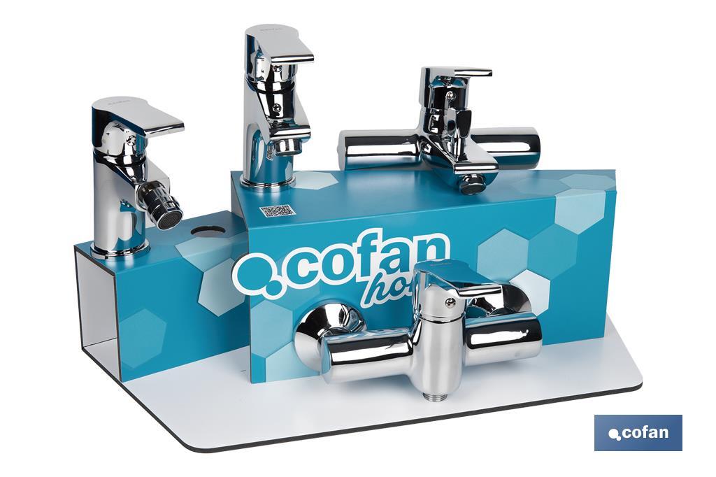 KIT DE GRIFERIA + EXPOSITOR MODELO ROSS