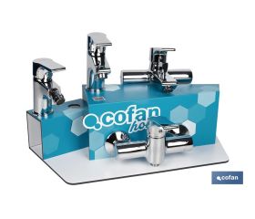 KIT DE GRIFERIA + EXPOSITOR MODELO ROSS