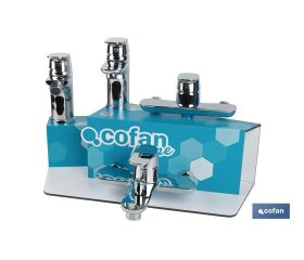 KIT DE GRIFERIA + EXPOSITOR MODELO RIFT