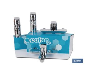 KIT DE GRIFERIA + EXPOSITOR MODELO RIFT