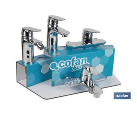 KIT DE GRIFERIA + EXPOSITOR MODELO RIFT