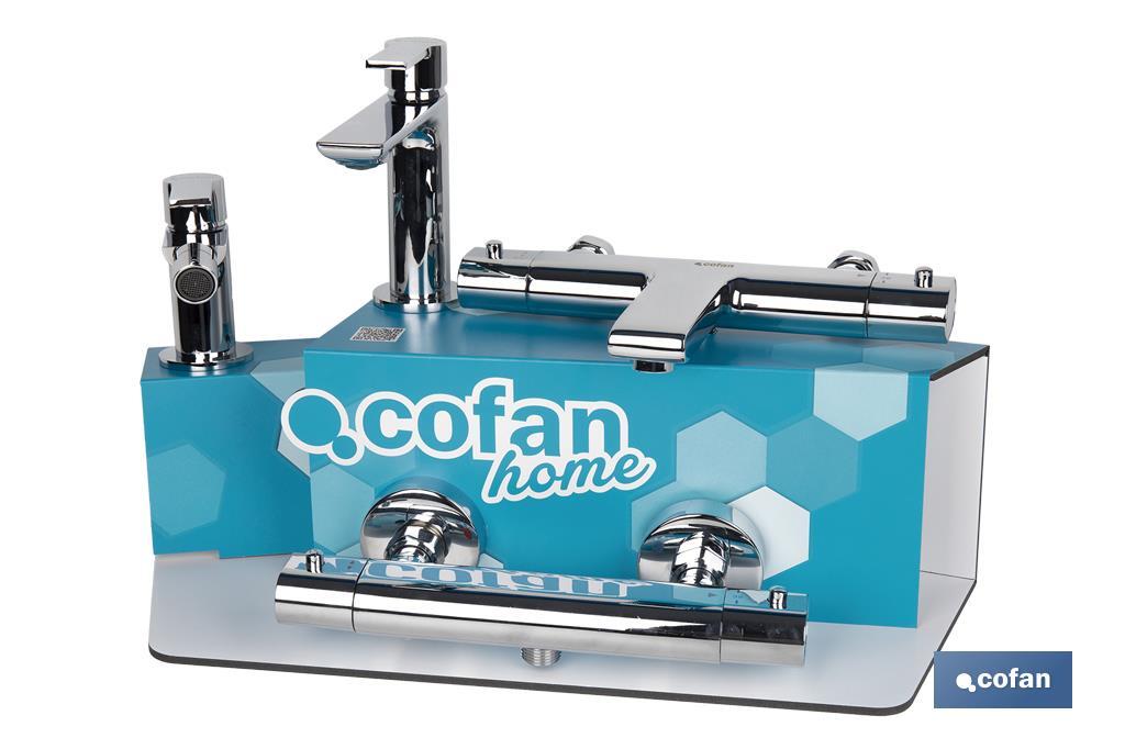 KIT DE GRIFERIA + EXPOSITOR MODELO MATHESON