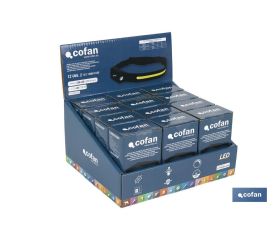 EXPOSITOR LINTERNA DUAL DE CABEZA 12 UDS