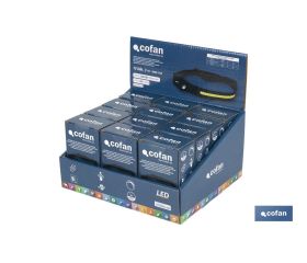 EXPOSITOR LINTERNA DUAL DE CABEZA 12 UDS