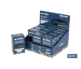 EXPOSITOR LINTERNA DUAL DE CABEZA 12 UDS