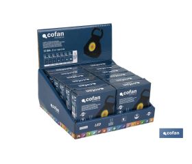 EXPOSITOR LLAVERO LINTERNA 12 UDS