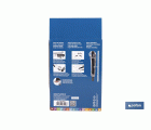 EXPOSITOR DE CÚTER DE ALUMINIO 9 MM 12 UDS.