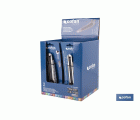 EXPOSITOR DE CÚTER DE ALUMINIO 18 MM 12 UDS.