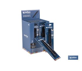 EXPOSITOR DE CÚTER ANTIDESLIZANTE HEAVY DUTY 9 MM 12 UDS.