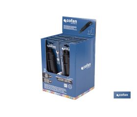 EXPOSITOR DE CÚTER ANTIDESLIZANTE HEAVY DUTY 25 MM 12 UDS.