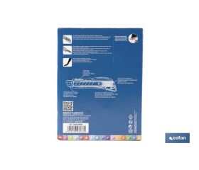 EXPOSITOR DE CÚTER ANTIDESLIZANTE HEAVY DUTY 25 MM 12 UDS.