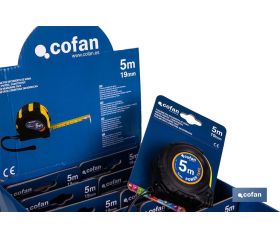 EXPOSITOR DE FLEXÓMETROS CON PROTECCIÓN DE GOMA 19 MM X 5 M 12 UDS.