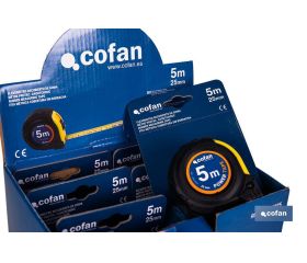 EXPOSITOR DE FLEXÓMETROS CON PROTECCIÓN DE GOMA 25 MM X 5 M 6 UDS.