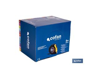 EXPOSITOR DE FLEXÓMETROS CON PROTECCIÓN DE GOMA 25 MM X 8 M 6 UDS.