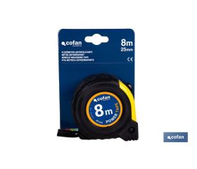 EXPOSITOR DE FLEXÓMETROS CON PROTECCIÓN DE GOMA 25 MM X 8 M 6 UDS.