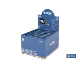 EXPOSITOR DE FLEXÓMETROS ANTIDESLIZANTES 16 MM X 3 M 12 UDS.