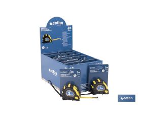 EXPOSITOR DE FLEXÓMETROS MAGNÉTICOS 16 MM X 3 M 12 UDS.