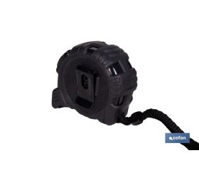 EXPOSITOR FLEXÓMETRO HOJA NEGRA DOBLE CARA 19 MM X 3 M 12 UDS.