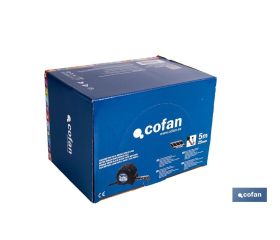 EXPOSITOR FLEXÓMETRO HOJA NEGRA DOBLE CARA 25 MM X 5 M 6 UDS.