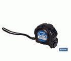 EXPOSITOR FLEXÓMETRO HOJA NEGRA DOBLE CARA 25 MM X 5 M 6 UDS.