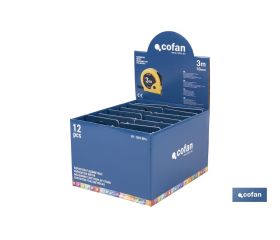 EXPOSITOR DE FLEXÓMETROS 16 MM X 3 M 12 UDS.