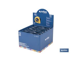 EXPOSITOR DE FLEXÓMETROS 19 MM X 5 M 12 UDS.