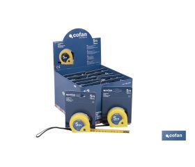 EXPOSITOR DE FLEXÓMETROS 19 MM X 5 M 12 UDS.