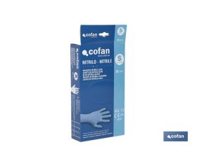 EXPOSITOR CAJA 30 UNDS. GUANTES NITRILO T-S