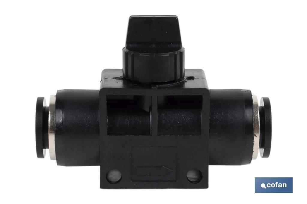 VALVULA DE CIERRE TUBO T-6